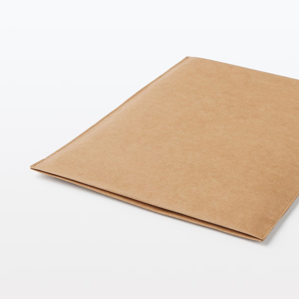 【MUJI 無印良品】11吋質感平板電腦包-棕