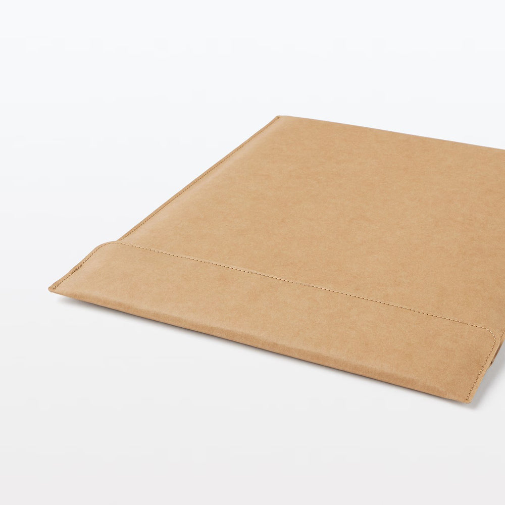【MUJI 無印良品】13吋質感筆電包-棕