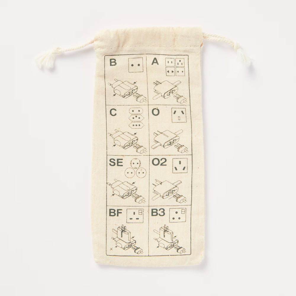 【MUJI 無印良品】旅行用插座轉接頭