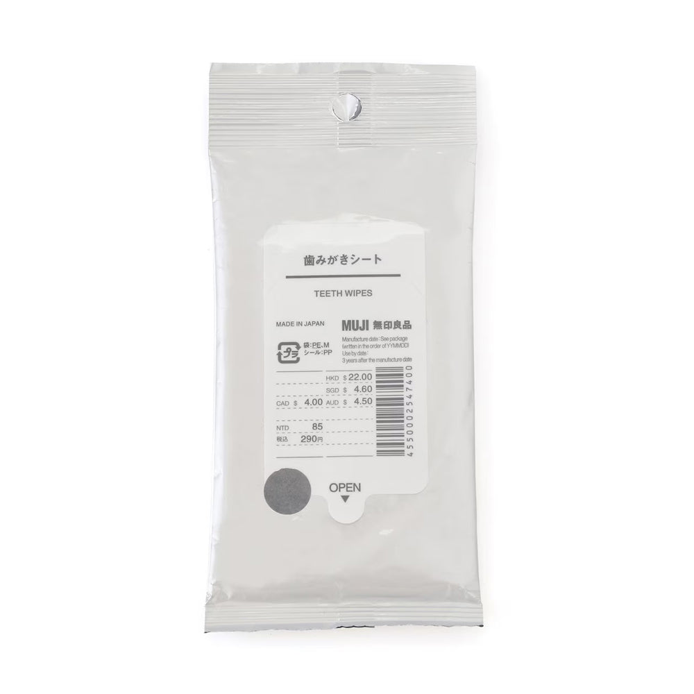 【MUJI 無印良品】潔牙紙巾