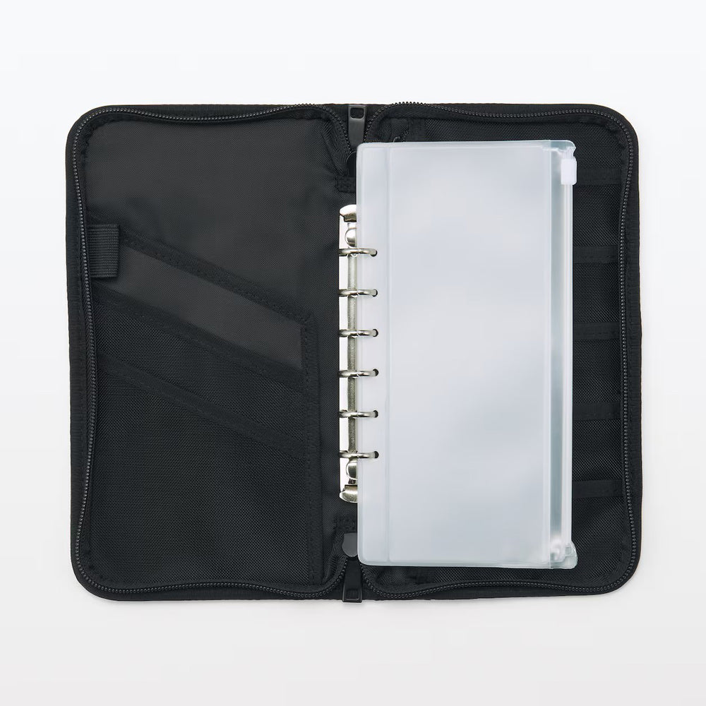 【MUJI 無印良品】旅行多功能護照套 ( 附透明夾鏈袋 )