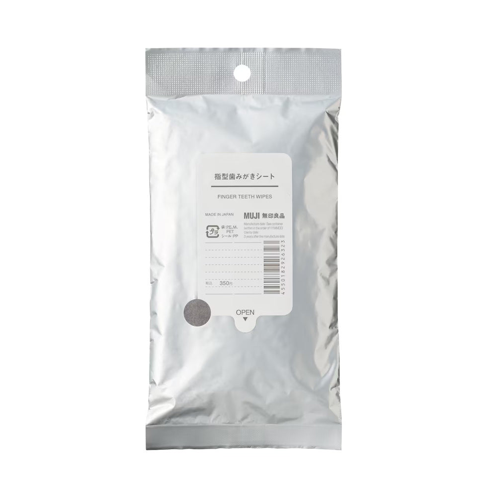 【MUJI 無印良品】指套型潔牙紙巾