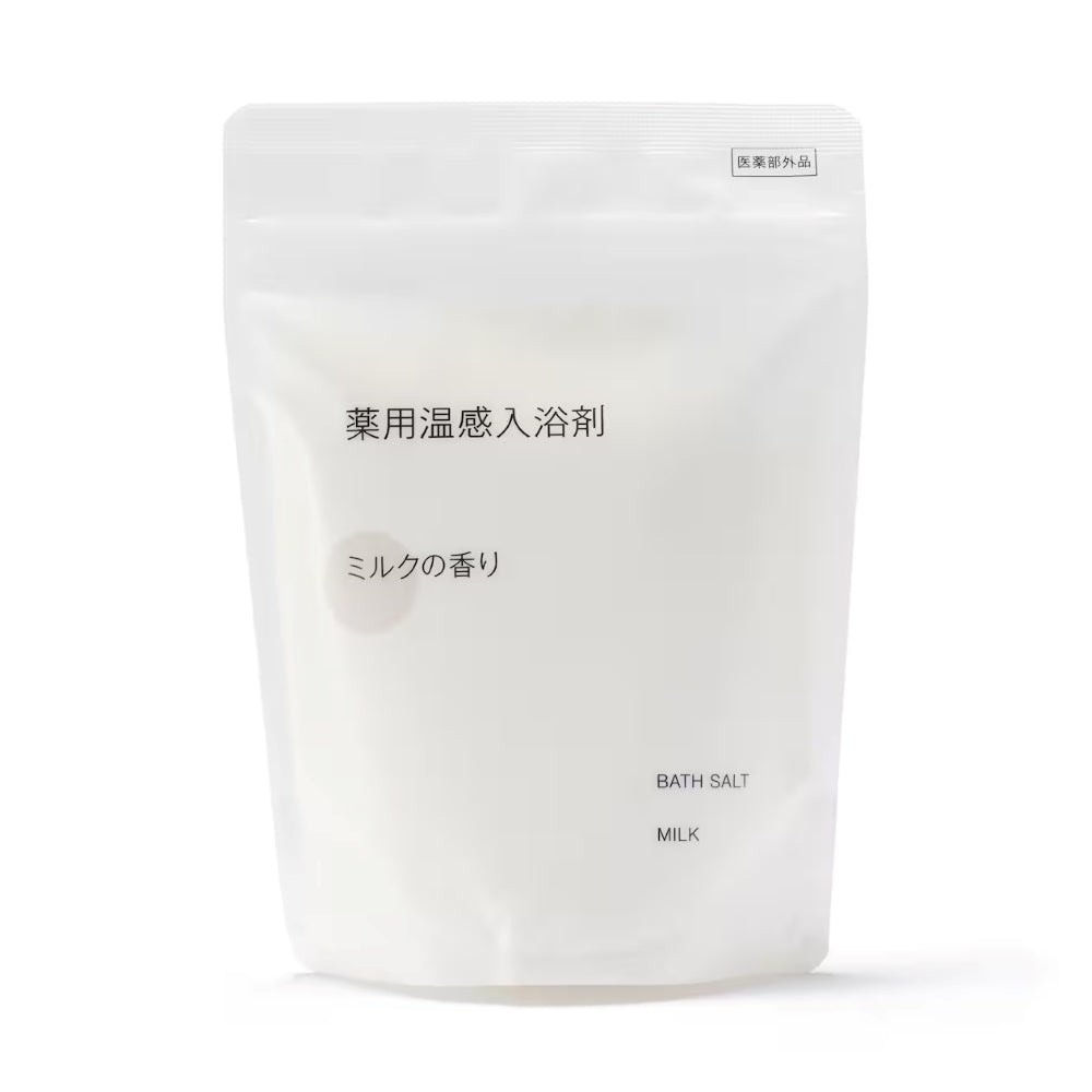 【MUJI 無印良品】藥用溫感入浴劑-奶香