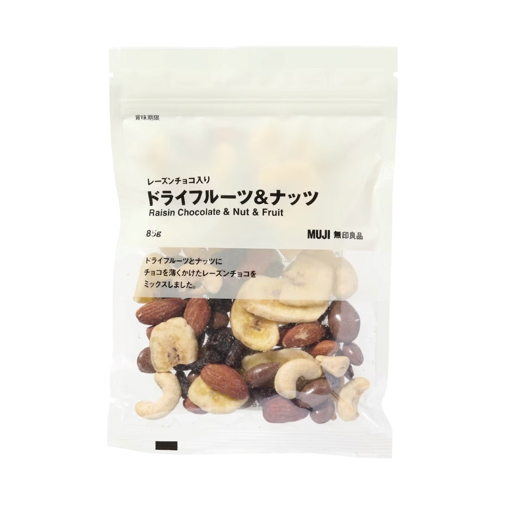 【MUJI 無印良品】果乾堅果綜合包-葡萄乾巧克力