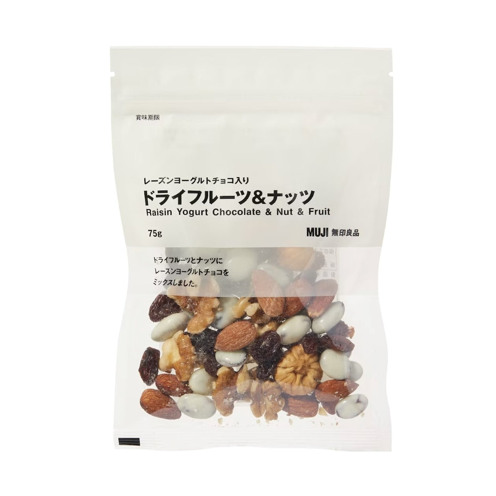 【MUJI 無印良品】果乾堅果綜合包-葡萄乾優格巧克力