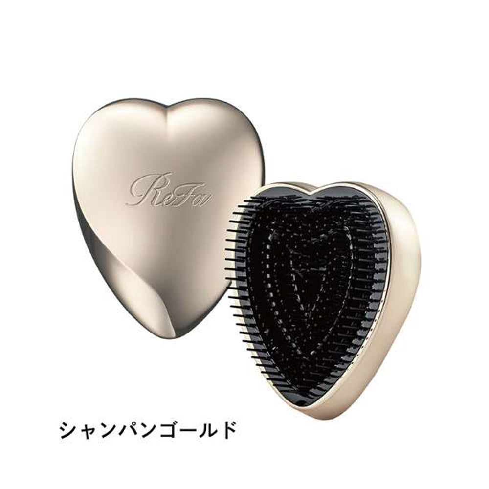 【ReFa】HEART BRUSH心型梳-香檳金