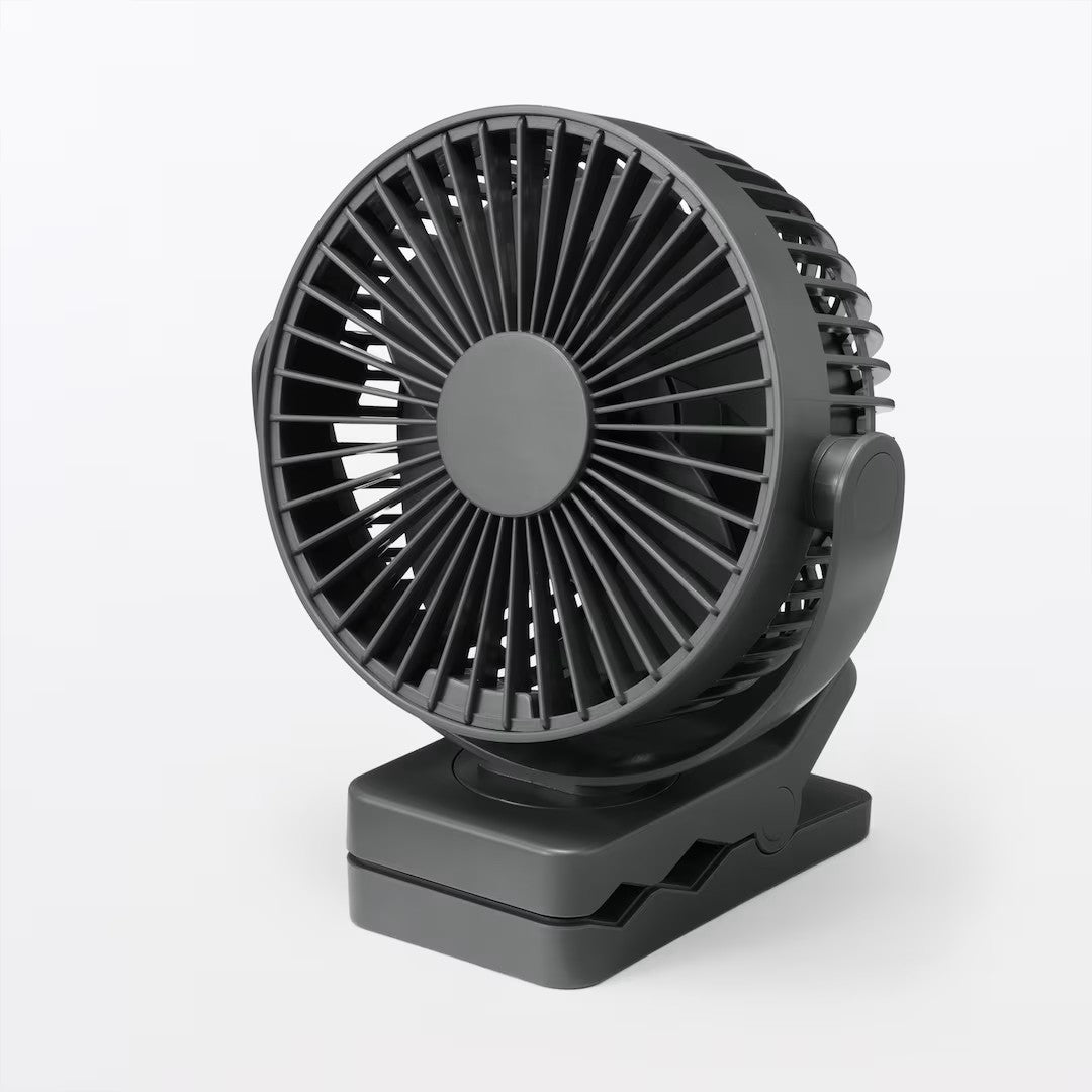 【MUJI 無印良品】可夾式充電電風扇