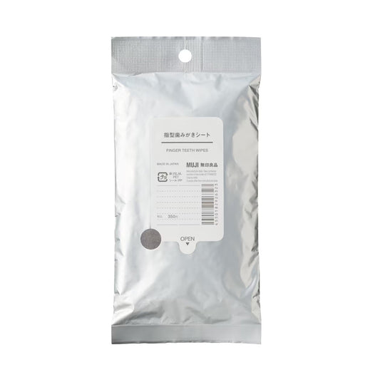 【MUJI 無印良品】指套型潔牙紙巾