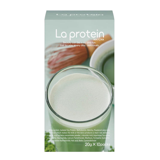 【La protein】女性專用代餐蛋白飲-抹茶（20g*10包）