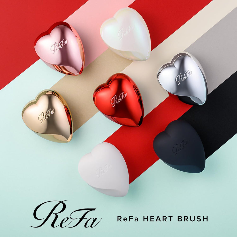 【ReFa】HEART BRUSH心型梳-時尚銀