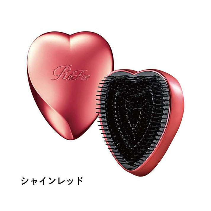 【ReFa】HEART BRUSH心型梳-閃耀紅 – NAMBAYOU難波游便局