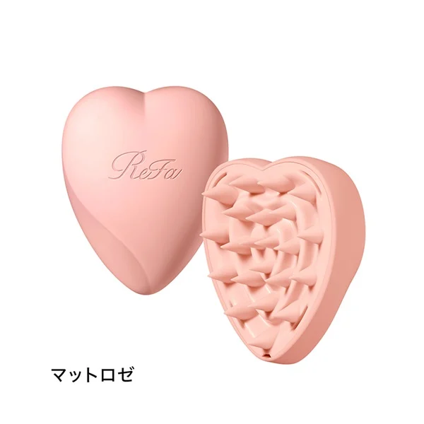 【ReFa】HEART BRUSH for SCALP頭皮按摩梳-玫瑰色