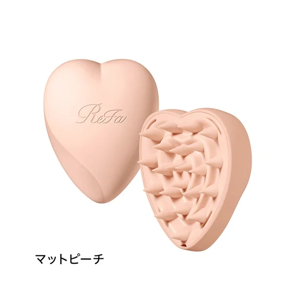 【ReFa】HEART BRUSH for SCALP頭皮按摩梳-桃子粉