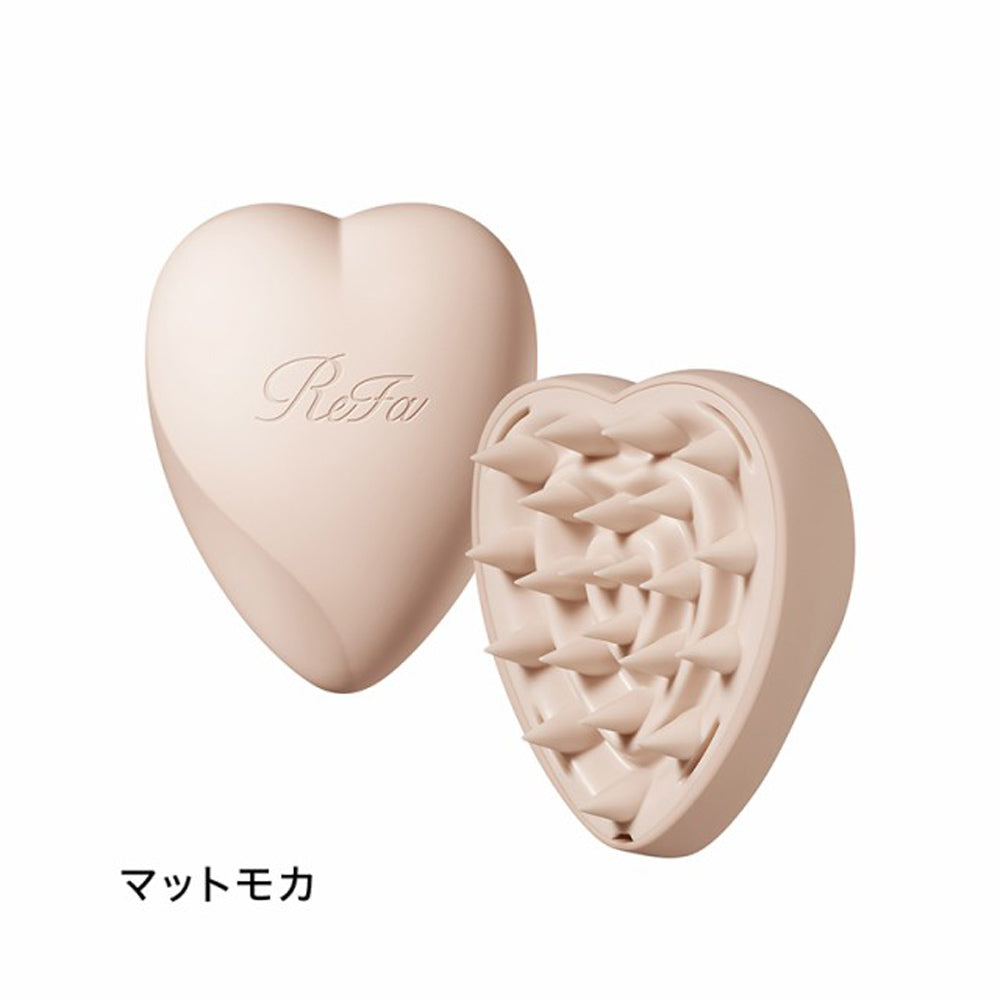 【ReFa】HEART BRUSH for SCALP頭皮按摩梳-摩卡色