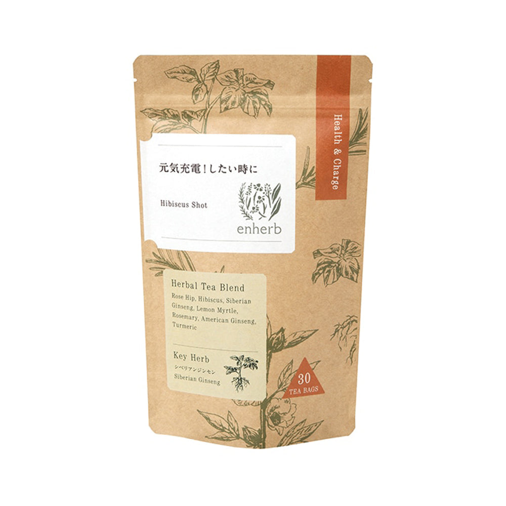 【enherb】元氣充電 芙蓉玫瑰茶 30入